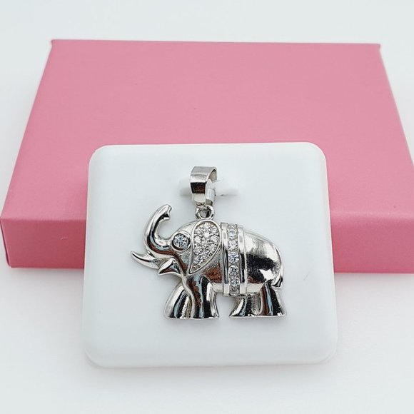 925 Sterling Silver Cubic Zirconia Pendant, U19254483 - Picture 7 of 11